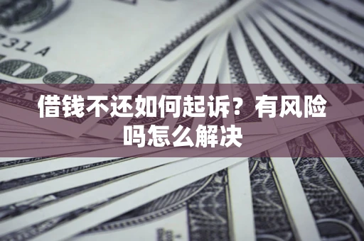 武汉借钱不还如何起诉？有风险吗怎么解决