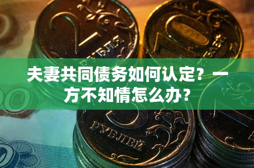 武汉夫妻共同债务如何认定？一方不知情怎么办？
