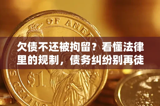 武汉欠债不还被拘留？看懂法律里的规制，债务纠纷别再徒劳奔波