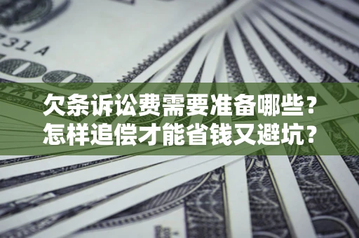 武汉欠条诉讼费需要准备哪些？怎样追偿才能省钱又避坑？