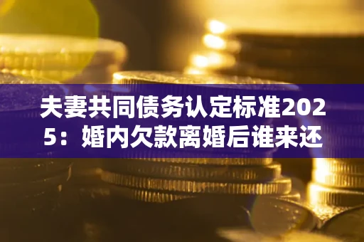 武汉夫妻共同债务认定标准2025：婚内欠款离婚后谁来还？