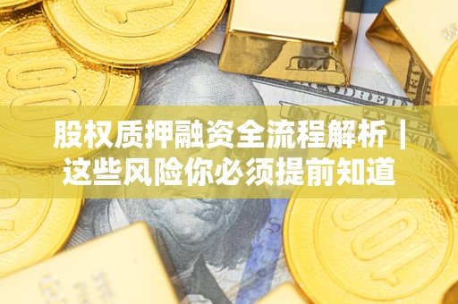 武汉股权质押融资全流程解析｜这些风险你必须提前知道