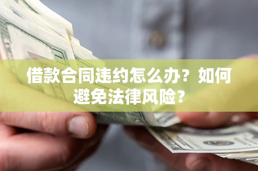 武汉借款合同违约怎么办？如何避免法律风险？