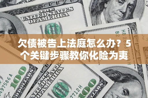 武汉欠债被告上法庭怎么办？5个关键步骤教你化险为夷