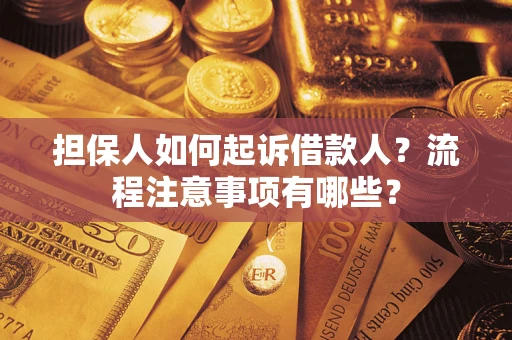 武汉担保人如何起诉借款人？流程注意事项有哪些？